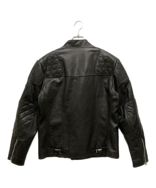 MACKINTOSH LONDON（マッキントッシュ ロンドン）MACKINTOSH LONDON (マッキントッシュ ロンドン) JAMES GROSE (ジェームスグロース) ホースハイドライダースジャケット ブラック サイズ:40の古着・服飾アイテム