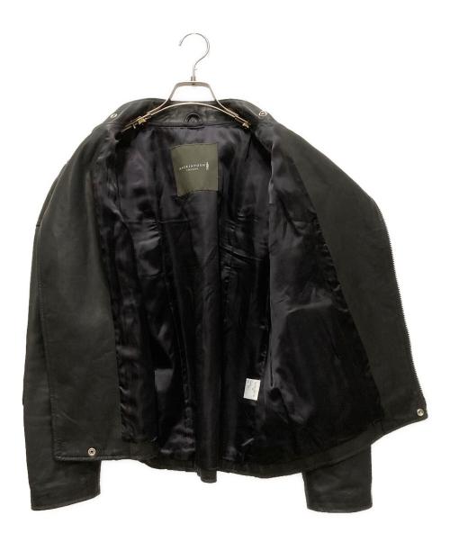 MACKINTOSH LONDON（マッキントッシュ ロンドン）MACKINTOSH LONDON (マッキントッシュ ロンドン) JAMES GROSE (ジェームスグロース) ホースハイドライダースジャケット ブラック サイズ:40の古着・服飾アイテム