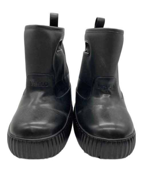 YELLO（イエロ）YELLO (イエロ) JET BALCK SHORT BOOTS ブラック サイズ:Sの古着・服飾アイテム