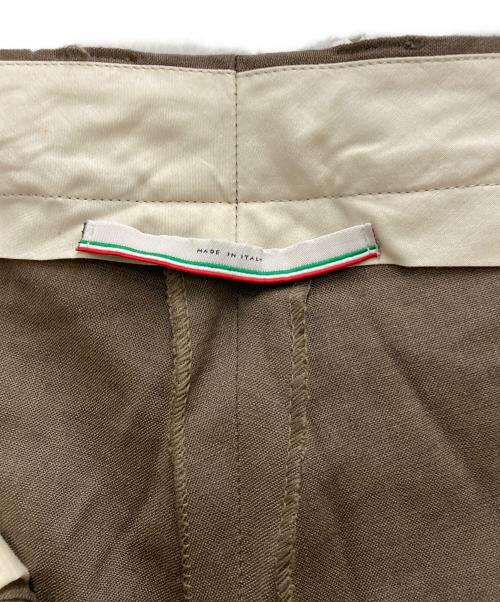HERNO（ヘルノ）HERNO (ヘルノ) リネン混スラックスショーツ ブラウン サイズ:42の古着・服飾アイテム