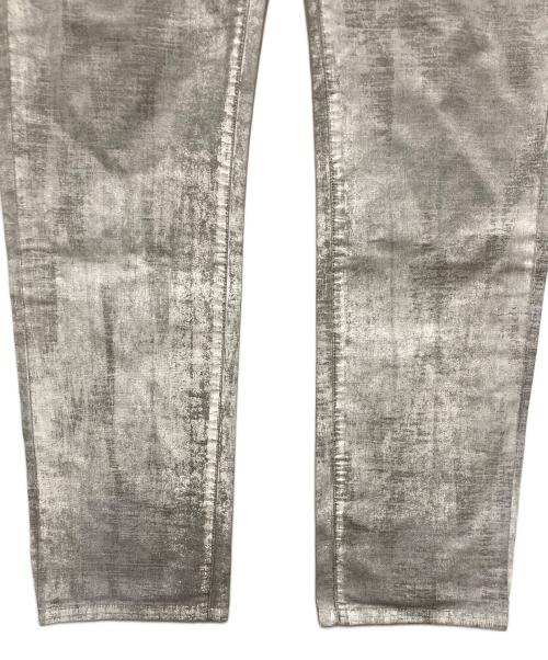 DIOR HOMME（ディオール オム）DIOR HOMME (ディオール オム) ホワイトペイントコーティングパンツ グレー サイズ:36の古着・服飾アイテム