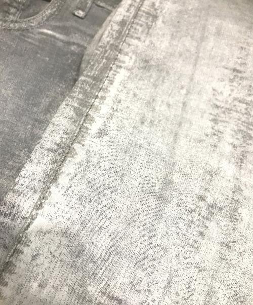 DIOR HOMME（ディオール オム）DIOR HOMME (ディオール オム) ホワイトペイントコーティングパンツ グレー サイズ:36の古着・服飾アイテム