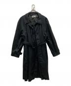 BALENCIAGAバレンシアガ）の古着「22SS oversize drill overcoat」｜ブラック