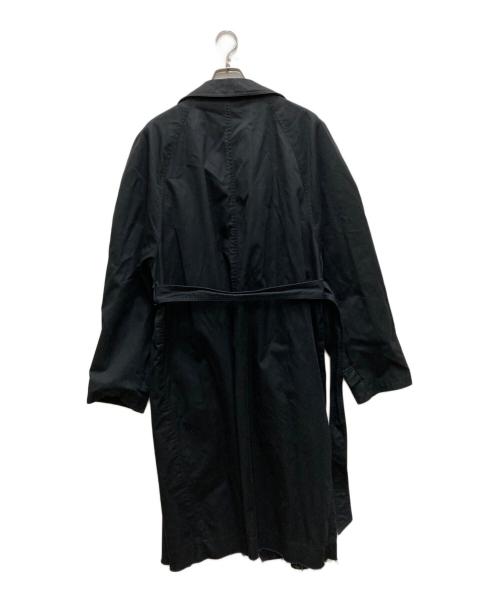 BALENCIAGA（バレンシアガ）BALENCIAGA (バレンシアガ) 22SS oversize drill overcoat ブラック サイズ:Sの古着・服飾アイテム