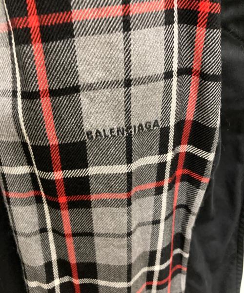 BALENCIAGA（バレンシアガ）BALENCIAGA (バレンシアガ) 22SS oversize drill overcoat ブラック サイズ:Sの古着・服飾アイテム