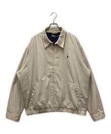 POLO RALPH LAUREN（ポロ・ラルフローレン）の古着「90sスイングトップ」｜ベージュ
