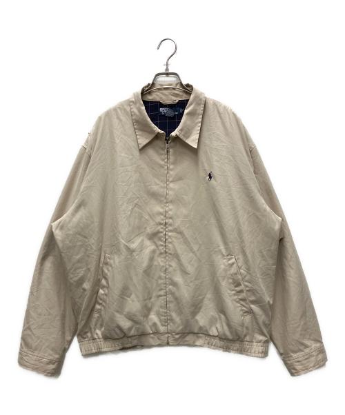 POLO RALPH LAUREN（ポロ・ラルフローレン）POLO RALPH LAUREN (ポロ・ラルフローレン) 90sスイングトップ ベージュ サイズ:XLの古着・服飾アイテム