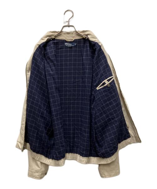 POLO RALPH LAUREN（ポロ・ラルフローレン）POLO RALPH LAUREN (ポロ・ラルフローレン) 90sスイングトップ ベージュ サイズ:XLの古着・服飾アイテム