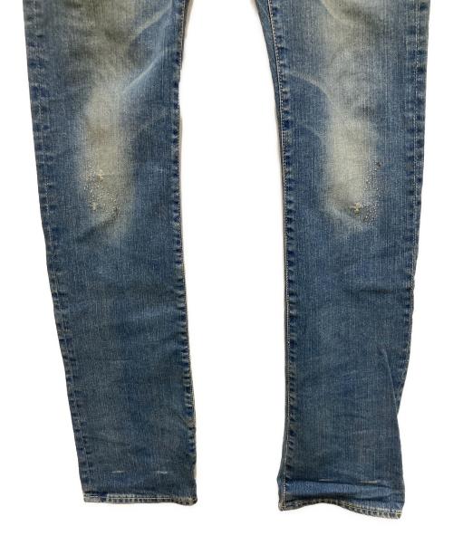 Hysteric Glamour（ヒステリックグラマー）Hysteric Glamour (ヒステリックグラマー) スタッズスキニーパンツ インディゴ サイズ:28の古着・服飾アイテム