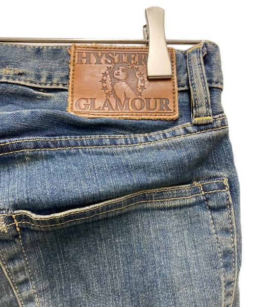 Hysteric Glamour（ヒステリックグラマー）Hysteric Glamour (ヒステリックグラマー) スタッズスキニーパンツ インディゴ サイズ:28の古着・服飾アイテム
