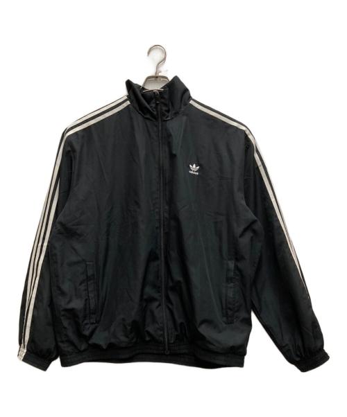 adidas（アディダス）adidas (アディダス) オーバーサイズド トラックトップ ブラック サイズ:2XLの古着・服飾アイテム