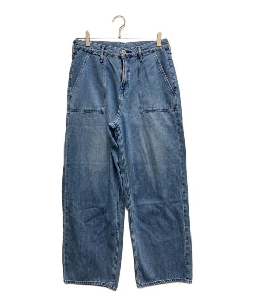 upper hights（アッパーハイツ）upper hights (アッパーハイツ) Conte (コンテ) 別注ベイカー デニムパンツ ブルー サイズ:25の古着・服飾アイテム