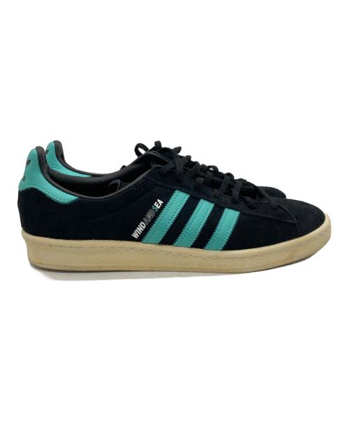 adidas（アディダス）adidas (アディダス) WIND AND SEA (ウィンダンシー) CAMPUS 80s ブラック サイズ:29cmの古着・服飾アイテム
