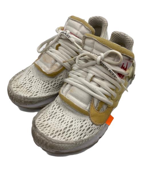 NIKE（ナイキ）NIKE (ナイキ) OFFWHITE (オフホワイト) THE 10 AIR PRESTO ホワイト サイズ:24㎝の古着・服飾アイテム