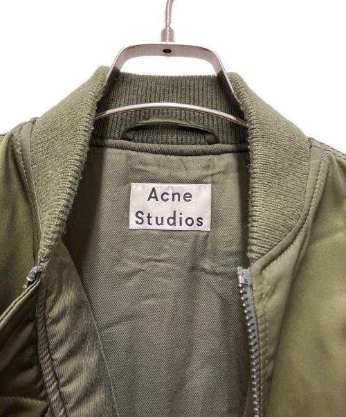 Acne studios（アクネ ストゥディオズ）ACNE STUDIOS (アクネ ストゥディオズ) LEIA BOMBER PSS17 カーキ サイズ:32の古着・服飾アイテム