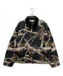 HELLA GREEN（ヘラグリーン）の古着「Cheese Camo Jacket」｜ブラック