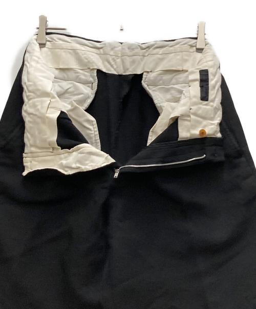 COMME des GARCONS HOMME DEUX（コムデギャルソン オム ドゥ）COMME des GARCONS HOMME DEUX (コムデギャルソン オム ドゥ) 縮絨ウールタックショーツ ブラック サイズ:Mの古着・服飾アイテム
