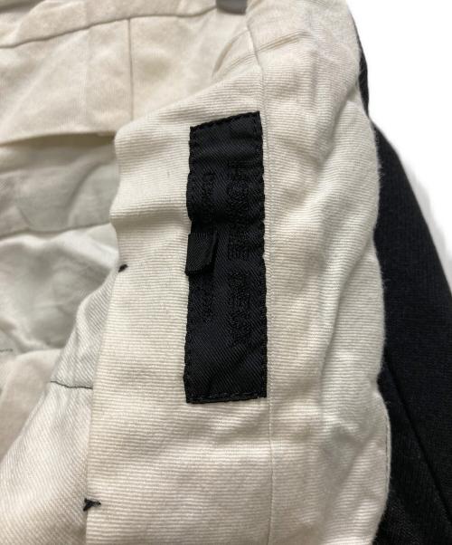 COMME des GARCONS HOMME DEUX（コムデギャルソン オム ドゥ）COMME des GARCONS HOMME DEUX (コムデギャルソン オム ドゥ) 縮絨ウールタックショーツ ブラック サイズ:Mの古着・服飾アイテム