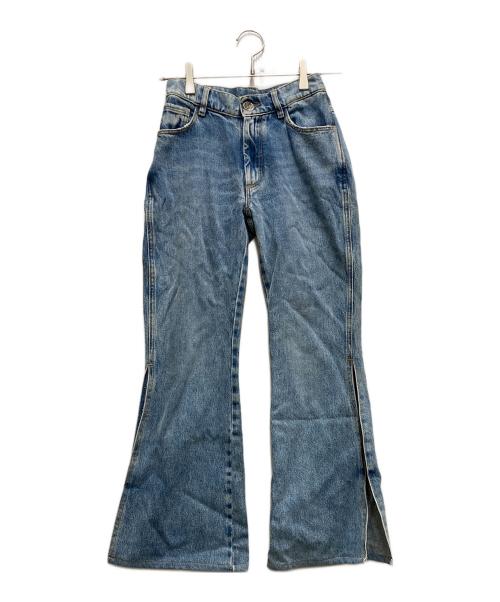 Maison Margiela（メゾンマルジェラ）Maison Margiela (メゾンマルジェラ) スリットブーツカットジーンズ インディゴ サイズ:36の古着・服飾アイテム