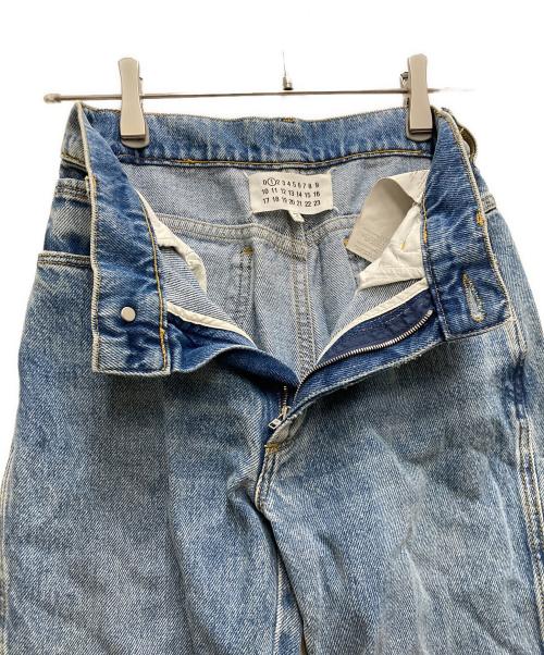Maison Margiela（メゾンマルジェラ）Maison Margiela (メゾンマルジェラ) スリットブーツカットジーンズ インディゴ サイズ:36の古着・服飾アイテム
