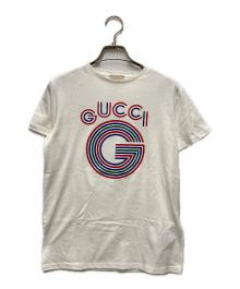 GUCCI（グッチ）の古着「プリント コットン Tシャツ」｜ホワイト