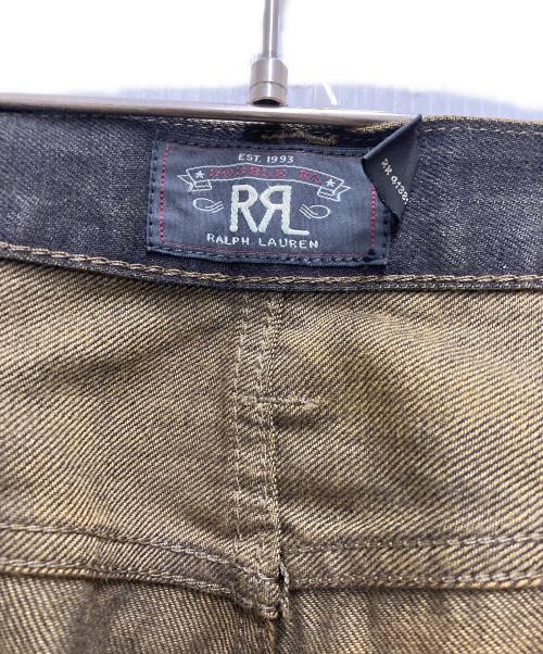 RRL（ダブルアールエル）RRL (ダブルアールエル) Side Chimayo Stitch Black Denim Pants ブラウン サイズ:31の古着・服飾アイテム