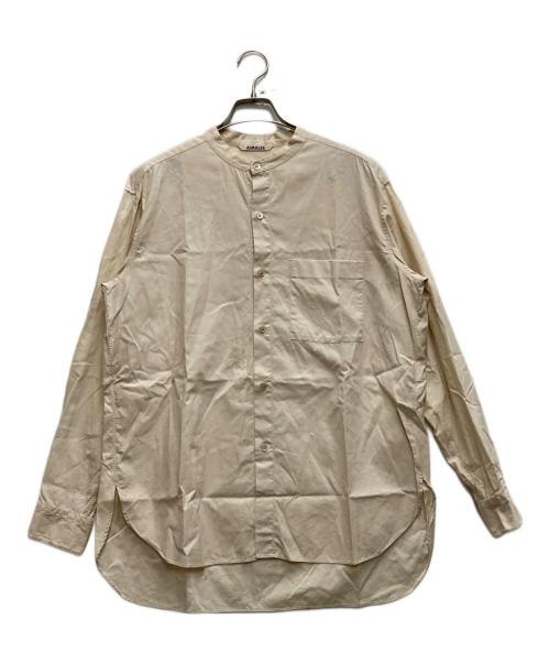 AURALEE（オーラリー）AURALEE (オーラリー) WASHED FINX TWILL BIG SHIRTS ベージュ サイズ:4の古着・服飾アイテム