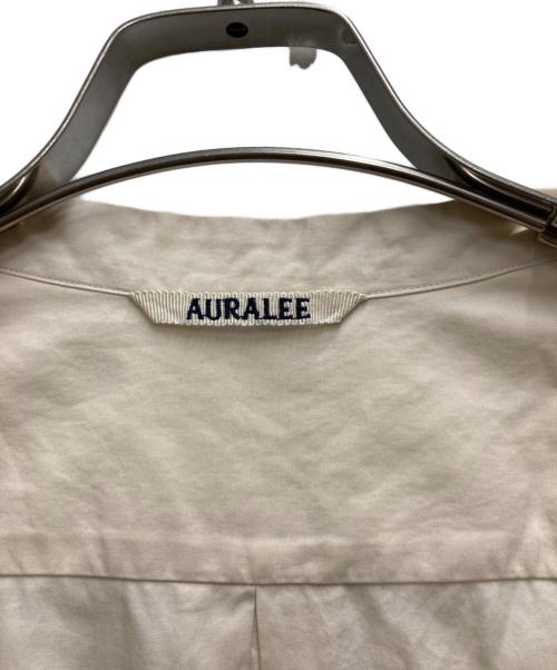 AURALEE（オーラリー）AURALEE (オーラリー) WASHED FINX TWILL BIG SHIRTS ベージュ サイズ:4の古着・服飾アイテム