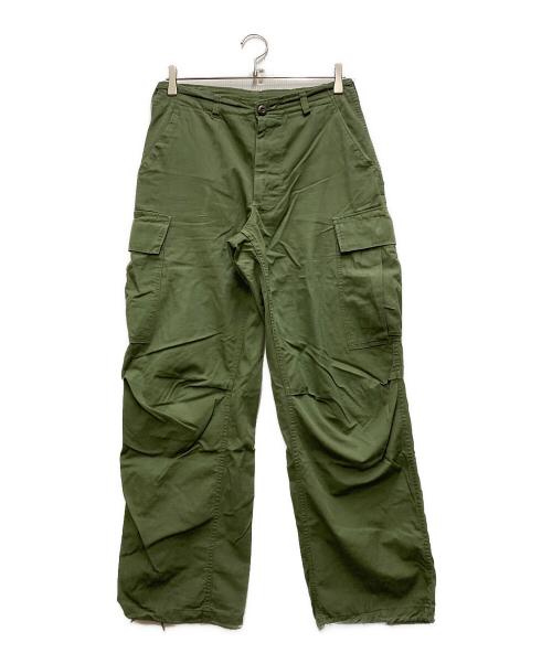 US ARMY（ユーエスアーミー）US ARMY (ユーエスアーミー) 60sジャングル ファティーグ パンツ ブラック サイズ:27の古着・服飾アイテム