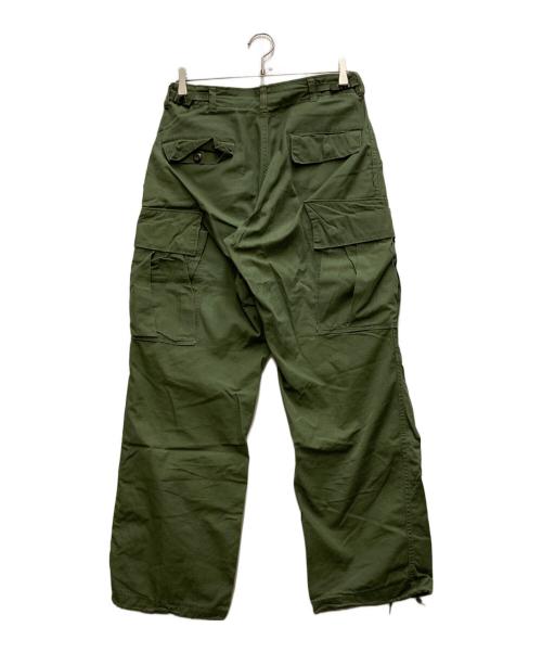 US ARMY（ユーエスアーミー）US ARMY (ユーエスアーミー) 60sジャングル ファティーグ パンツ ブラック サイズ:27の古着・服飾アイテム