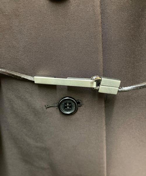PRADA（プラダ）PRADA (プラダ) ステンカラーコート ブラウン サイズ:44の古着・服飾アイテム