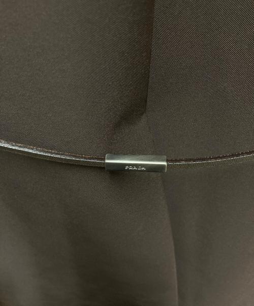 PRADA（プラダ）PRADA (プラダ) ステンカラーコート ブラウン サイズ:44の古着・服飾アイテム