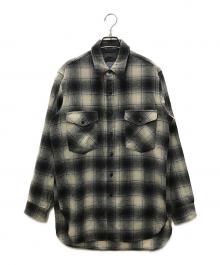 PENDLETON（ペンドルトン）の古着「70sウールオンブレチェックシャツ」｜グレー