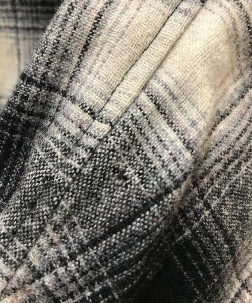 PENDLETON（ペンドルトン）PENDLETON (ペンドルトン) 70sウールオンブレチェックシャツ グレー サイズ:Mの古着・服飾アイテム