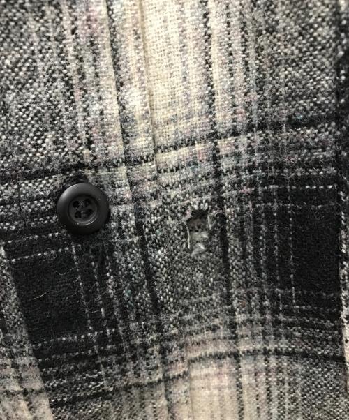 PENDLETON（ペンドルトン）PENDLETON (ペンドルトン) 70sウールオンブレチェックシャツ グレー サイズ:Mの古着・服飾アイテム