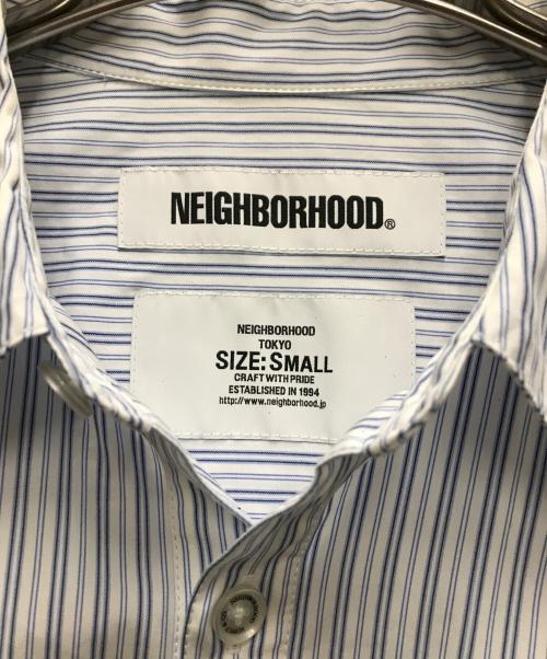 NEIGHBORHOOD（ネイバーフッド）NEIGHBORHOOD (ネイバーフッド) ストライプシャツ ブルー サイズ:Sの古着・服飾アイテム