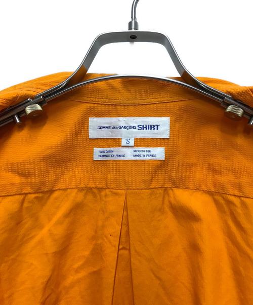 COMME des GARCONS SHIRT（コムデギャルソンシャツ）COMME des GARCONS SHIRT (コムデギャルソンシャツ) 90-00’sジップアップシャツ オレンジ サイズ:Sの古着・服飾アイテム