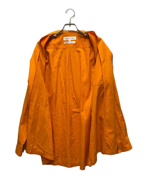 COMME des GARCONS SHIRT（コムデギャルソンシャツ）COMME des GARCONS SHIRT (コムデギャルソンシャツ) 90-00’sジップアップシャツ オレンジ サイズ:Sの古着・服飾アイテム
