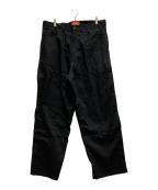laid.B×blue roomレイド ビー×ブルー ルーム）の古着「Night Ventilation Denim Pants」｜ブラック
