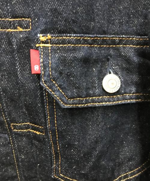 LEVI'S（リーバイス）LEVI'S (リーバイス) BIOTOP (ビオトープ) 別注 TYPE 2 TRUCKER ME AGAIN EX インディゴ サイズ:XSの古着・服飾アイテム