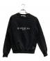 GIVENCHY（ジバンシィ）の古着「ヴィンテージ加工ロゴスウェット」｜ブラック