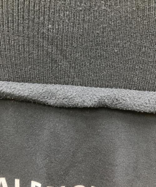 BALENCIAGA（バレンシアガ）BALENCIAGA (バレンシアガ) ロゴパッチクルーネックニットセーター ブラック サイズ:Mの古着・服飾アイテム