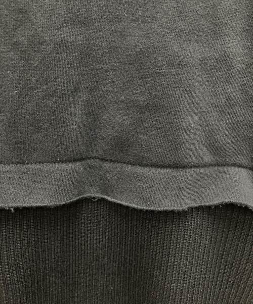 BALENCIAGA（バレンシアガ）BALENCIAGA (バレンシアガ) ロゴパッチクルーネックニットセーター ブラック サイズ:Mの古着・服飾アイテム