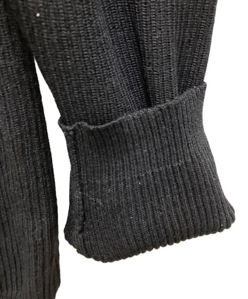 BALENCIAGA（バレンシアガ）BALENCIAGA (バレンシアガ) ロゴパッチクルーネックニットセーター ブラック サイズ:Mの古着・服飾アイテム