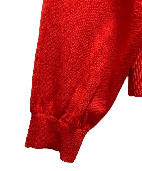 Loungedress（ラウンジドレス）Loungedress (ラウンジドレス) スキッパーポロニット レッド サイズ:FREEの古着・服飾アイテム