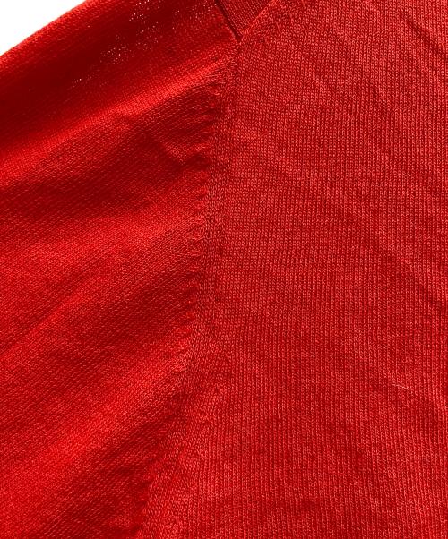 Loungedress（ラウンジドレス）Loungedress (ラウンジドレス) スキッパーポロニット レッド サイズ:FREEの古着・服飾アイテム