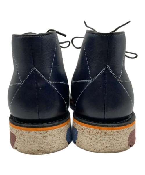 SCOTCH GRAIN（スコッチグレイン）SCOTCH GRAIN (スコッチグレイン) 藍泥スパイダー チャッカブーツ ネイビー サイズ:23 1/2の古着・服飾アイテム