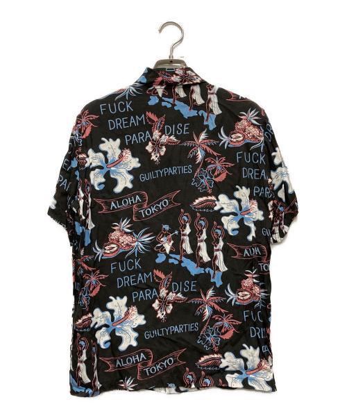 WACKO MARIA（ワコマリア）WACKO MARIA (ワコマリア) STUDIOUS (ステュディオス) TOKYO JAPAN HAWAIIAN SHIRT ブラック サイズ:Ｓの古着・服飾アイテム