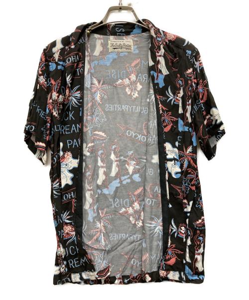 WACKO MARIA（ワコマリア）WACKO MARIA (ワコマリア) STUDIOUS (ステュディオス) TOKYO JAPAN HAWAIIAN SHIRT ブラック サイズ:Ｓの古着・服飾アイテム
