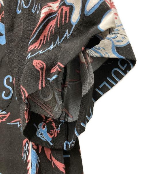 WACKO MARIA（ワコマリア）WACKO MARIA (ワコマリア) STUDIOUS (ステュディオス) TOKYO JAPAN HAWAIIAN SHIRT ブラック サイズ:Ｓの古着・服飾アイテム
